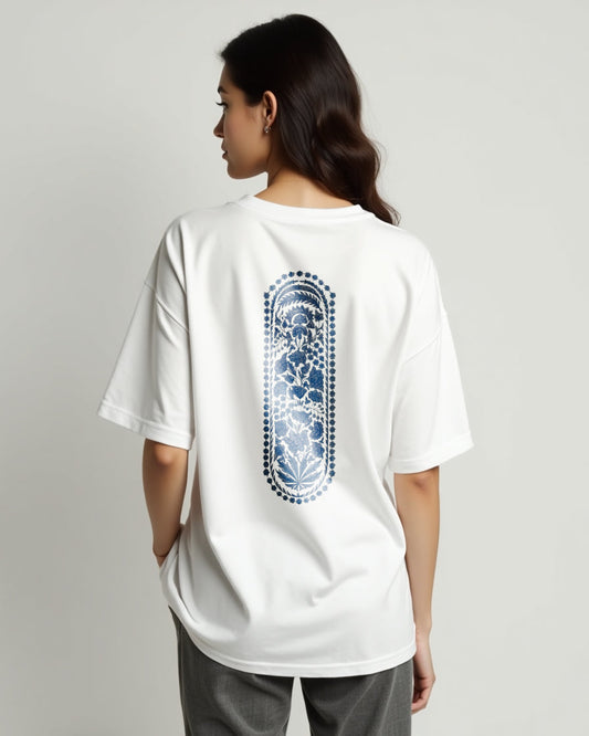 “Indigo Bloom” – Artisanal Thread Tee