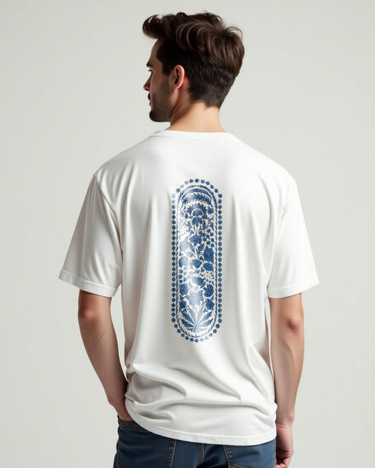 “Indigo Bloom” – Artisanal Thread Tee