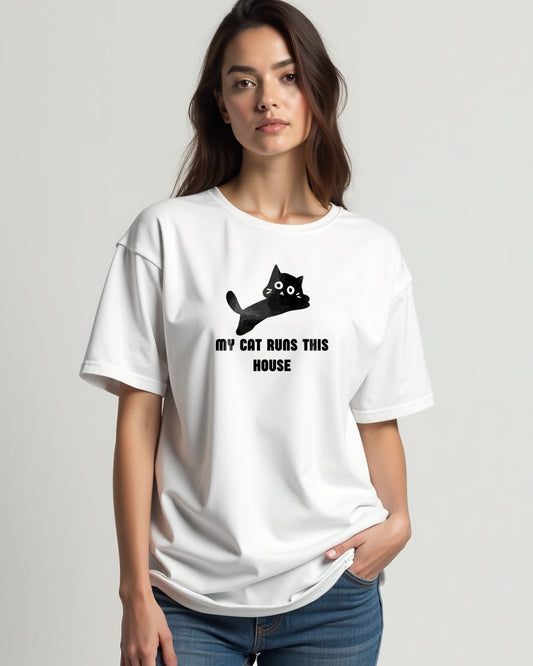 “Boss Cat Oversized Tee"