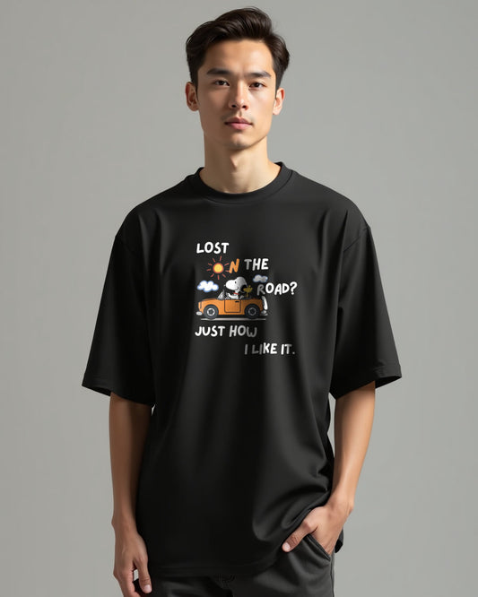 “Lost On The Road” Oversized Chill Ride Tees"
